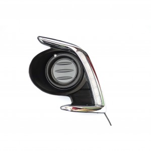 Wenye LED daytime running light for Mitsubishi Attrage fog lamp cover
